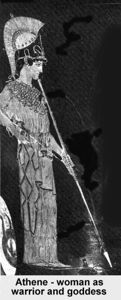 Greek warrior/goddess Athene