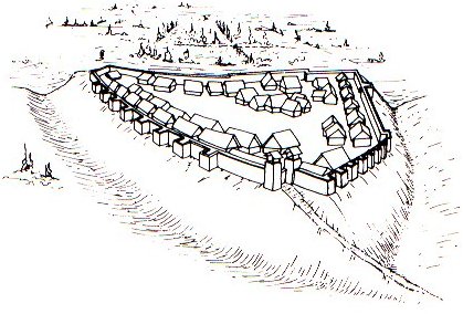 Iron Age hill fort of Hueneburg